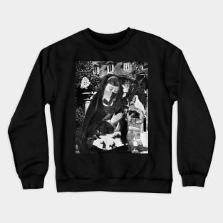 Virgin Mary Madonna Painting Jesus Gothic Gift Crewneck Sweatshirt